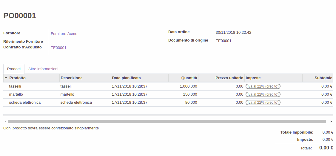 Odoo text and image block