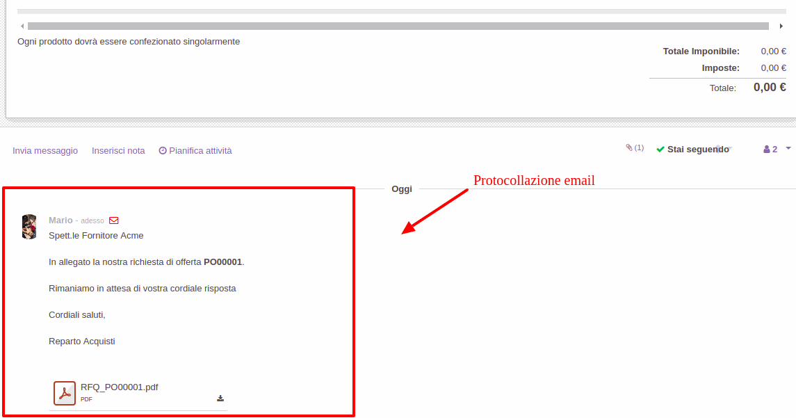 Odoo image and text block