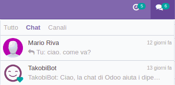 Odoo text and image block