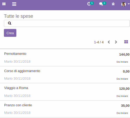 Odoo text and image block